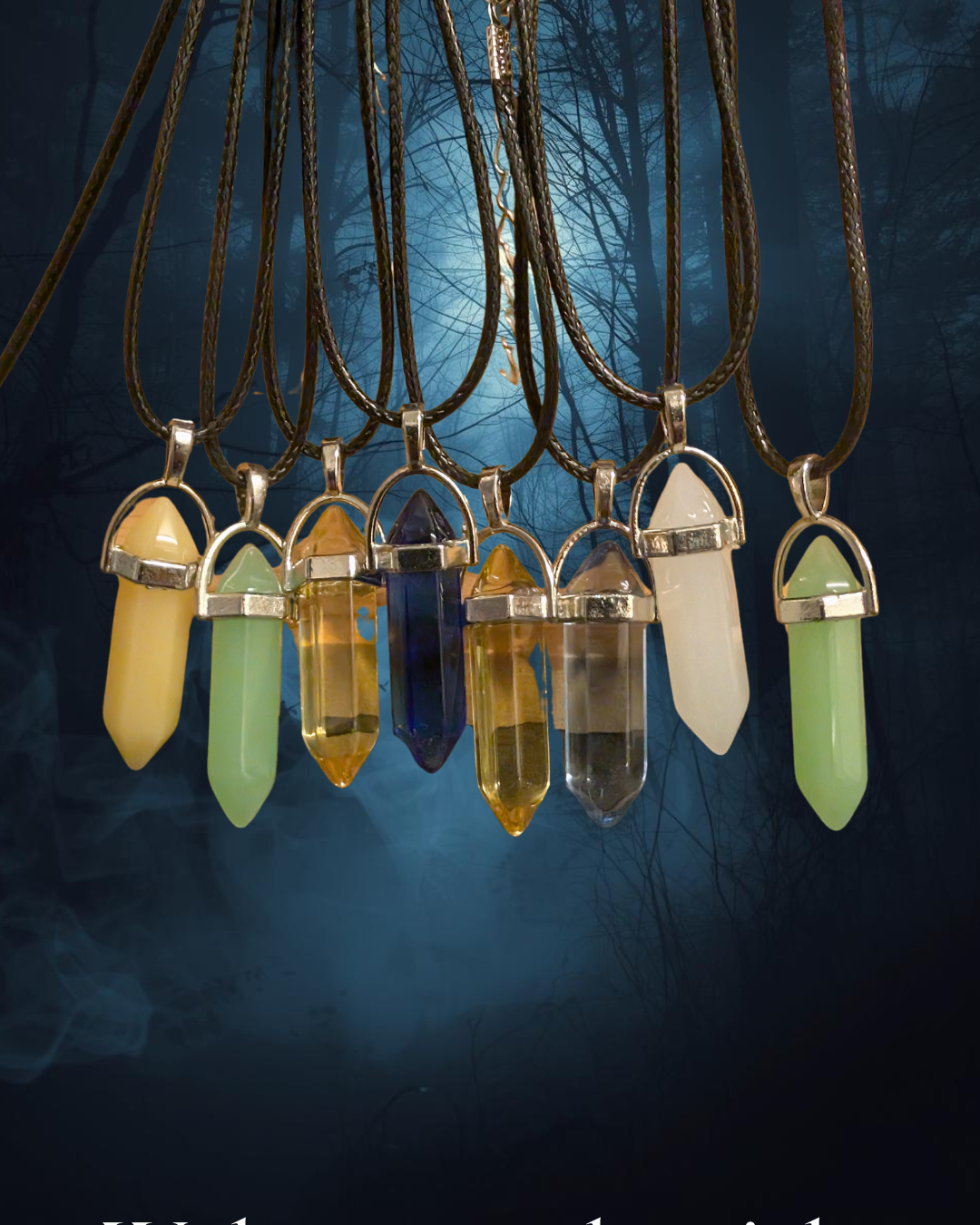 Coloured glass pendant